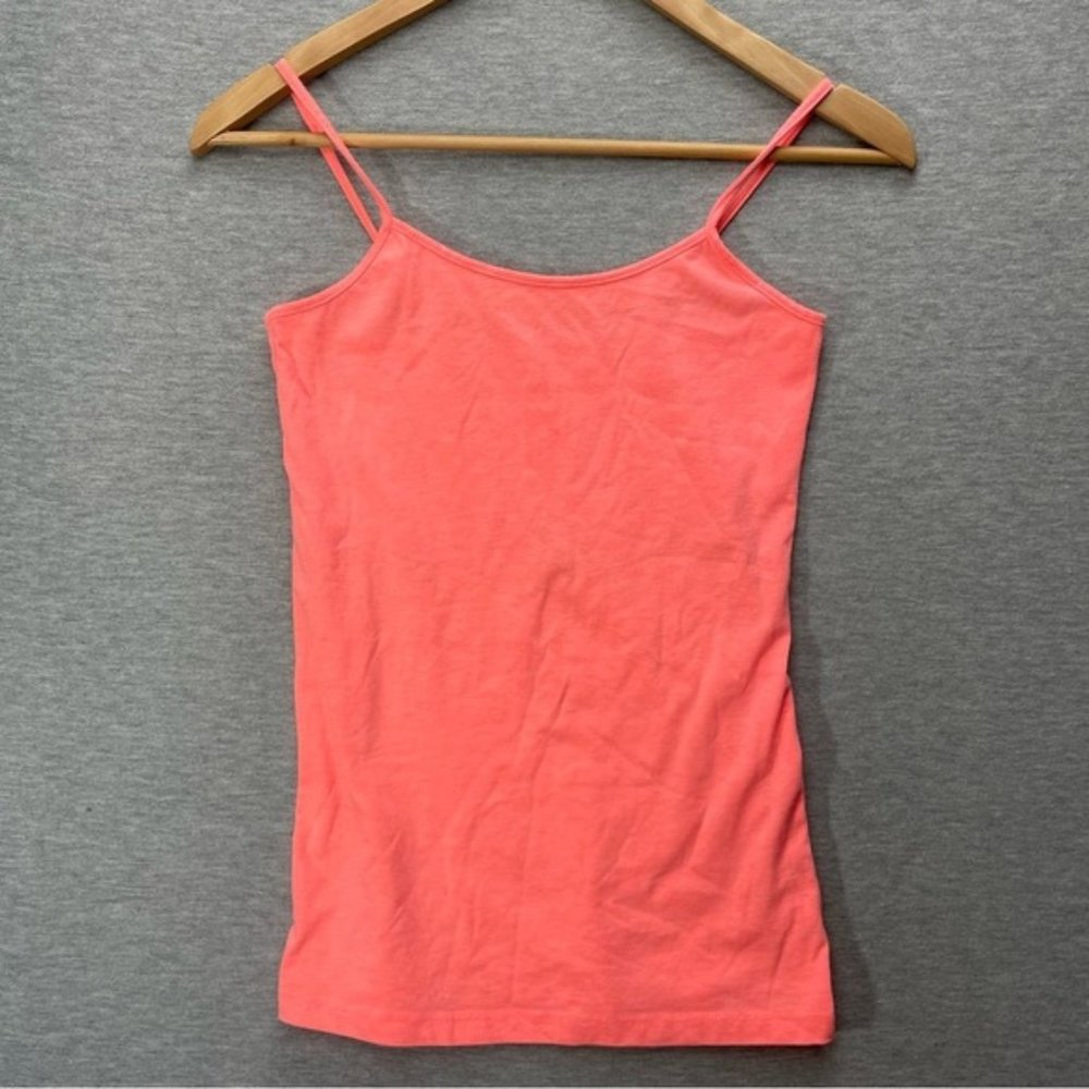 No Boundaries Heathered Orange Tank Top Size Medium 7-9 Juniors